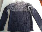 Stoere blauwe warme trui mt 140, Kinderen en Baby's, Kinderkleding | Maat 140, Ophalen of Verzenden, Zo goed als nieuw, Jongen