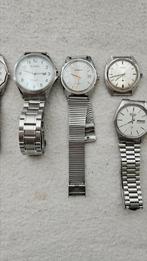12 stuks heren horloges zie foto's en beschrijving, Staal, Polshorloge, Ophalen of Verzenden, Zo goed als nieuw