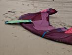 Kite North Rebel 11m2 / board 138cm / harnas  / click bar, Watersport en Boten, Kitesurfen, Twintip, Ophalen, Gebruikt, 11 m²