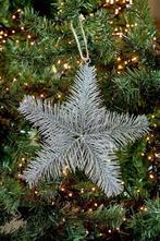 10 x Rivièra Maison - Aspen snowstar
ornament silver -, Ophalen of Verzenden, Zo goed als nieuw