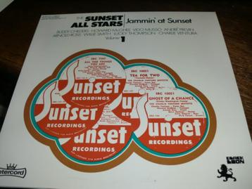 Sunset All Stars  Jammin' At Sunset Volume 1 + 2    2LP 1971 beschikbaar voor biedingen