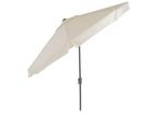 Shadowline Aruba parasol ø 300cm ecru incl. voet, Kantelbaar, Gebruikt, Stokparasol, Ophalen