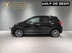 KIA Picanto 1.0 T-GDi 100pk 5-zits X-Line Navi/ Leer/ Clima, Auto's, Kia, 12 maanden, Gebruikt, 920 kg, Zwart