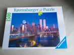 Mooie Ravensburger puzzel Skyline van Manhattan 1500 stukjes, Hobby en Vrije tijd, Denksport en Puzzels, Ophalen of Verzenden