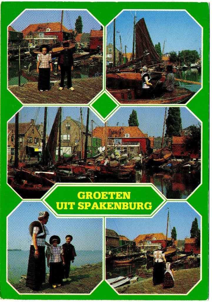 Spakenburg  Groeten uit, Ophalen of Verzenden, Gelopen, Utrecht