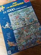 Jan van Haasteren; 2x 1000 comic puzzle, Ophalen of Verzenden, Zo goed als nieuw