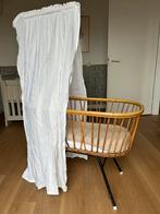 Rotan Ledikant/wieg met Hemel, Kinderen en Baby's, Babywiegjes en Ledikanten, Ophalen, Gebruikt, Ledikant