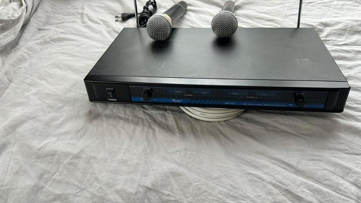 Rider Draadloze Microfoonset - WM-349, Muziek en Instrumenten, Microfoons, Gebruikt, Zangmicrofoon, Draadloos, Ophalen of Verzenden