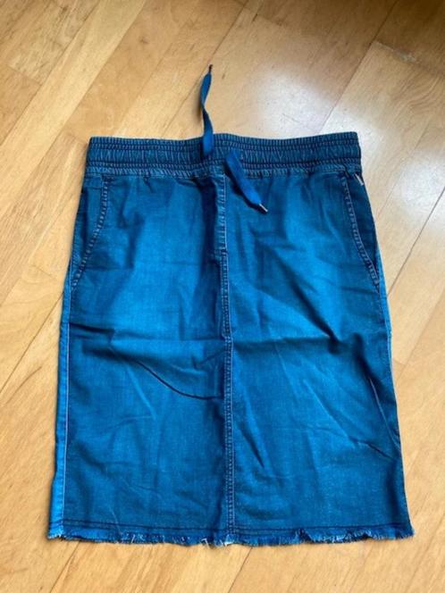 Spijkerrok van Anna, Kleding | Dames, Rokken, Gedragen, Maat 36 (S), Blauw, Onder de knie, Verzenden