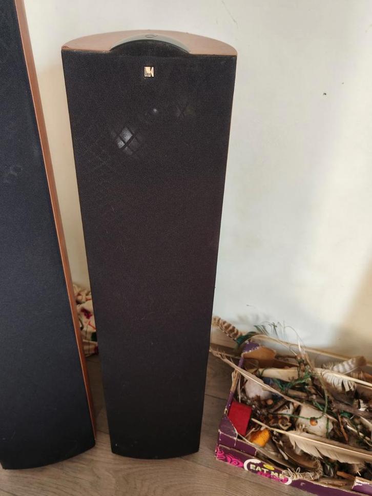 KEF IQ7 Luidspreker - Topkwaliteit Audio, Audio, Tv en Foto, Luidsprekers, Gebruikt, Front, Rear of Stereo speakers, 120 watt of meer