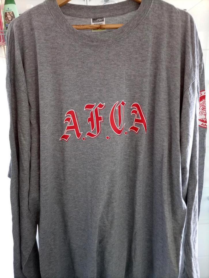 Longsleeve AFCA. Maat 3 XL., Kleding | Heren, Grote Maten, Nieuw, Trui of Vest, Grijs, Ophalen of Verzenden