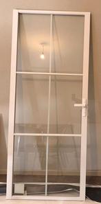 Aluminium witte binnendeur nieuw!, Ophalen, Binnendeur, Nieuw, Glas