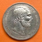 Nederland 2-1/2 Gulden 1870 Willem III Rijksdaalder zilver, Postzegels en Munten, Munten | Nederland, Ophalen of Verzenden, Koning Willem III