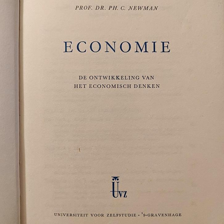 Economie: De Ontwikkeling van het Economisch Denken, Boeken, Economie, Management en Marketing, Gelezen, Economie en Marketing