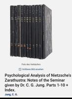 Psychological Analysis of Nietzsche's Zarathustra C.Jung, Ophalen of Verzenden, C.Jung