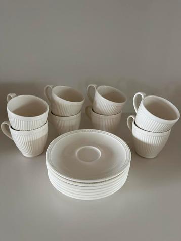 Wedgewood Windsor kop/schotel set 8x beschikbaar voor biedingen