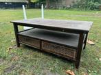 Salontafel met Opbergruimte - Landelijke Stijl, Huis en Inrichting, Tafels | Salontafels, Ophalen, Gebruikt, 100 tot 150 cm, Minder dan 50 cm