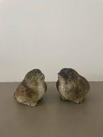 Twee betonnen tuinvogels, Tuin en Terras, Ophalen, Gebruikt, Beton, Dierenbeeld