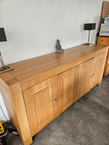 Eikenhouten Dressoir Kast - Massief Hout beschikbaar voor biedingen