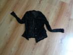 Vrijetijd Glitter doorkijk Blouche Mt S, Kleding | Dames, Blouses en Tunieken, Ophalen of Verzenden, Zo goed als nieuw, Maat 38/40 (M)
