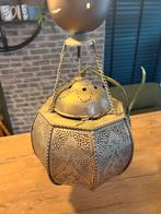 2x Marokkaanse metalen hanglamp E27 sfeervol & handgemaakt, Ophalen, Zo goed als nieuw, Metaal, Minder dan 50 cm