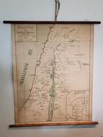 vintage schoolkaart Palestina 1949, Antiek en Kunst, Ophalen, Aardrijkskunde