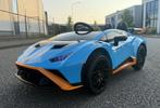 Lamborghini Huracan STO blauw 12v Drift – 9km - leder  !!, Ophalen of Verzenden, Nieuw, Overige typen