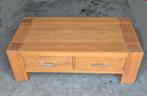 Eiken salontafel De Bommel, Ophalen, 50 tot 100 cm, Zo goed als nieuw, Minder dan 100 cm