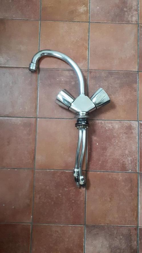 Grohe mengkraan wastafel, Doe-het-zelf en Verbouw, Sanitair, Gebruikt, Kraan, Chroom, Ophalen of Verzenden