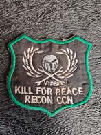 KILL for PEACE - Patch - MACV-SOG - RECON TEAM VIPER - CCN -, Ophalen of Verzenden, Landmacht, Amerika, Embleem of Badge