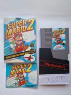 Super Mario Bros 2 Nintendo Nes compleet first print, Gebruikt, 1 speler, Eén computer, Ophalen of Verzenden