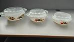 3 Vintage pyrex ovenschalen "harvest", Ophalen, Huis en Inrichting