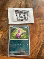 Pokémon Kaart Nidoran 032/165 Scarlet & Violet 151, Ophalen of Verzenden, Zo goed als nieuw, Losse kaart