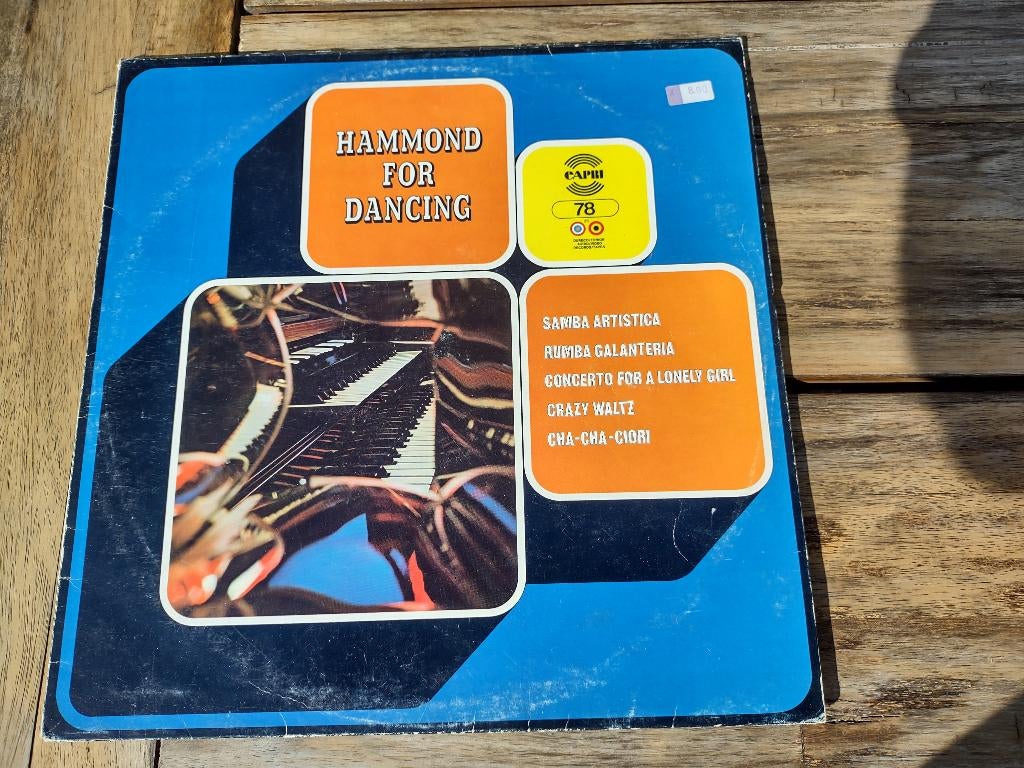 Orgel LP - André Hartmann - Hammond for dancing, 1960 tot 1980, Ophalen of Verzenden, Zo goed als nieuw, 12 inch