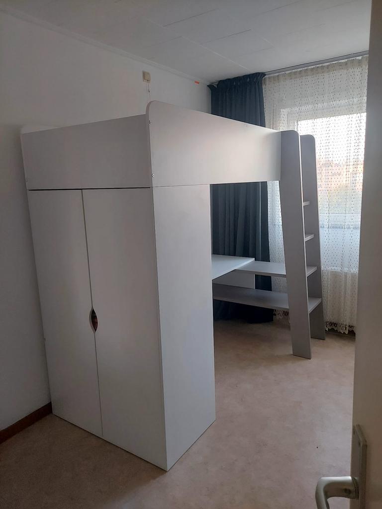 Bed, Ophalen of Verzenden, Zo goed als nieuw, 180 cm of meer, 85 tot 100 cm