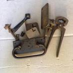 Diverse oude ijzeren onderdelen en gereedschap, Ophalen of Verzenden, Gebruikt