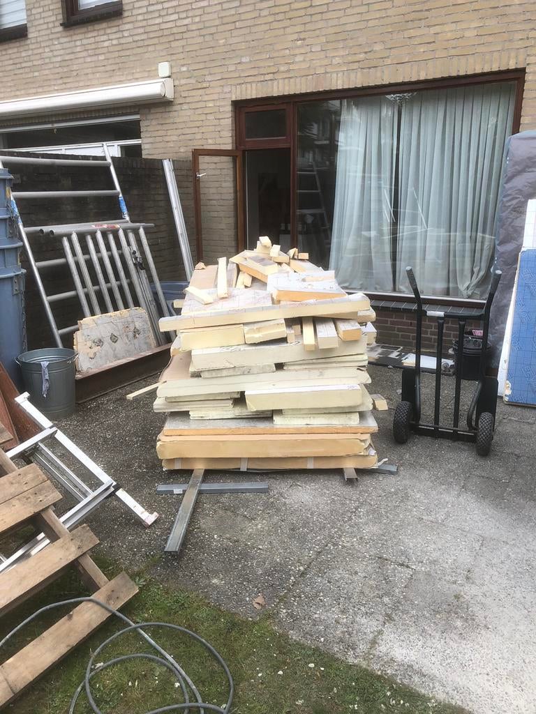 Gratis pir isolatie, Ophalen of Verzenden, Zo goed als nieuw, Hardschuim (Pir), 4 tot 8 cm