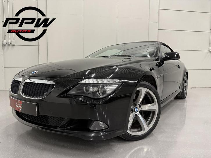BMW 6 Serie Cabrio 630i High Exe SOFT-CLOSE/SPORT-LEER/MEMOR, Auto's, BMW, Bedrijf, Te koop, 6-Serie, ABS, Adaptive Cruise Control