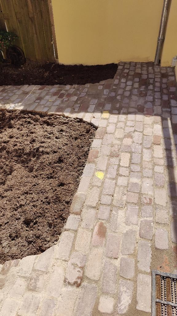 Oude gebakken sierklinkers min. 10-15 m2, Tuin en Terras, Tegels en Klinkers, Ophalen, 10 m² of meer, Klinkers