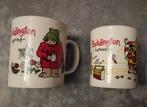 Set van 2 Douwe Egberts Paddington mokken - Zomer & Lente, Keramiek, Ophalen of Verzenden, Zo goed als nieuw, Overige stijlen