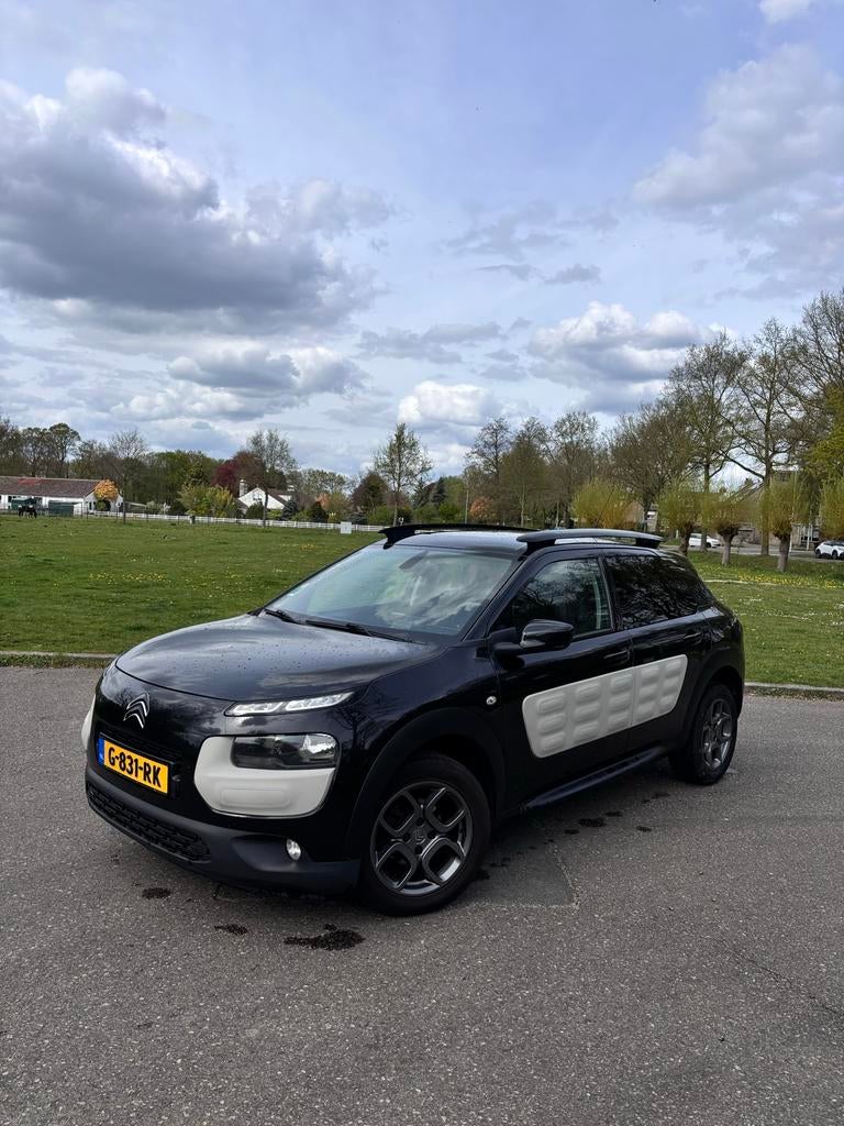 Citroën C4 Cactus 1.2 2014 Zwart PANO | APK | AIRCO | CAMERA, Auto's, Citroën, Bedrijf, Benzine, A, Hatchback, Automaat, Geïmporteerd