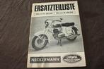 JAWA CZ Neckermann 250cc 350cc 1967 ersatzteil liste, Ophalen of Verzenden, Overige merken