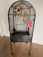 Staande vogelkooi zgan, Ophalen, Zo goed als nieuw, Metaal, Vogelkooi