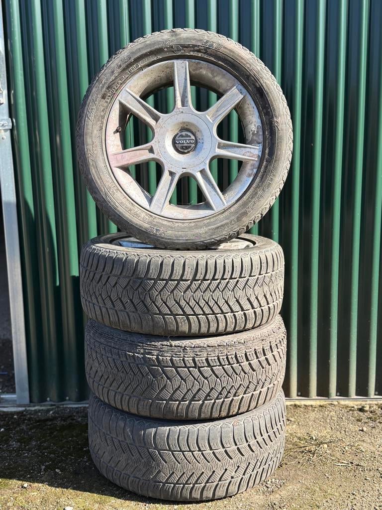 Volvo Helios 16 inch aluminium velgenset, Auto-onderdelen, Banden en Velgen, Ophalen, Gebruikt, 16 inch, Banden en Velgen