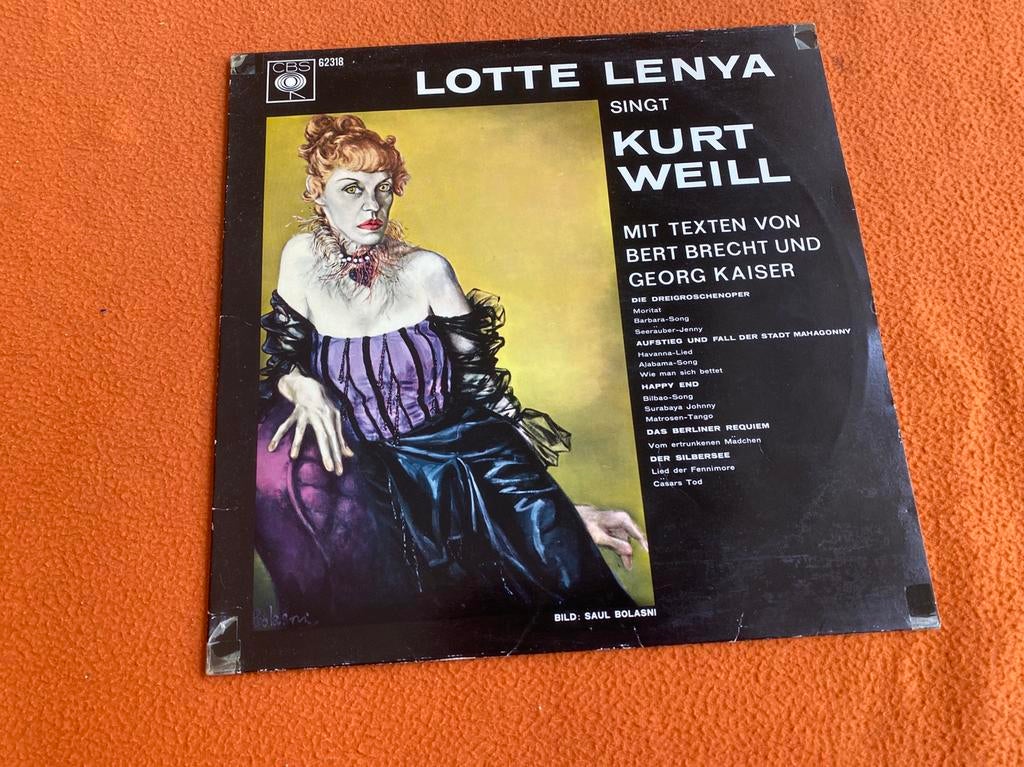 Lotte Lenya / Kurt Weil, Ophalen of Verzenden, Zo goed als nieuw, 12 inch