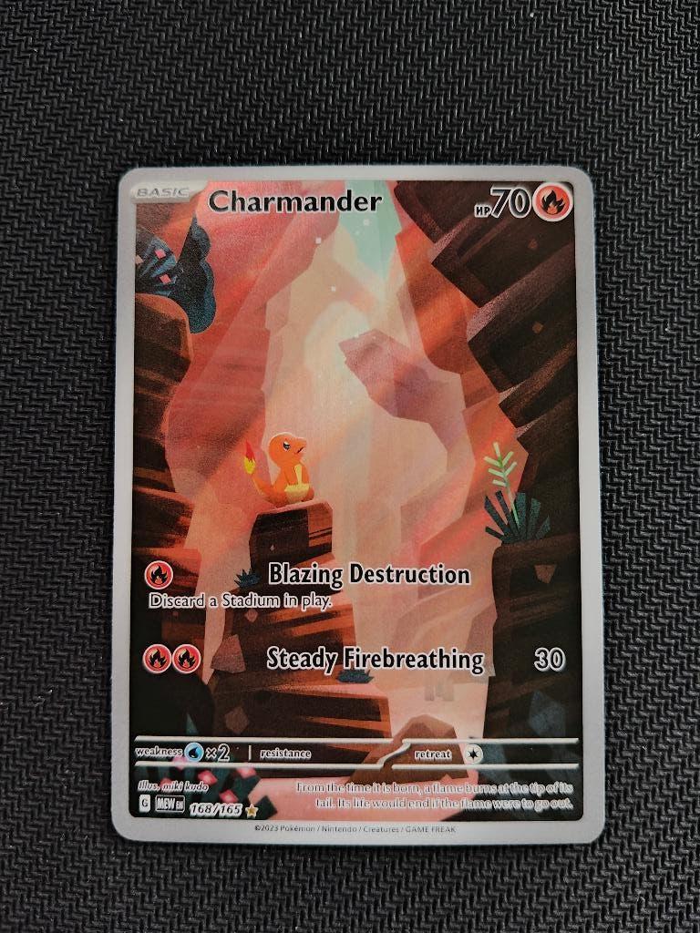 Charmander (MEW 168), Hobby en Vrije tijd, Verzamelkaartspellen | Pokémon, Ophalen of Verzenden, Nieuw, Losse kaart, Foil