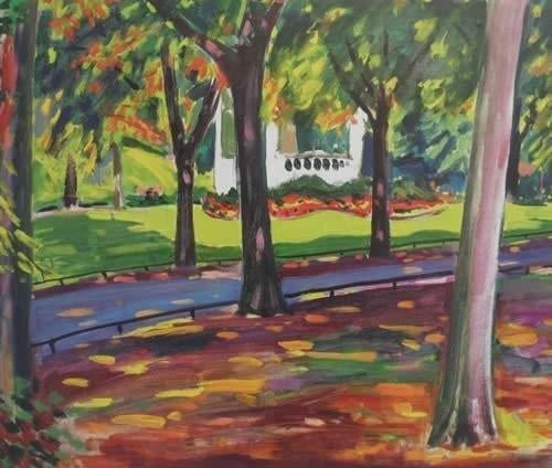 Muziekkoepel Noorderplantsoen, Koppermaandagprent, Ploeg, Antiek en Kunst, Ophalen of Verzenden