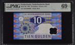 UNC biljet 10 gulden IJsvogel, 1997 | PMG 69 EPQ, Postzegels en Munten, Bankbiljetten | Nederland, Ophalen of Verzenden, 10 gulden