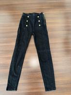 Nikkie spijkerbroek met rits en knopen, Ophalen of Verzenden, Zo goed als nieuw, Zwart, W28 - W29 (confectie 36)