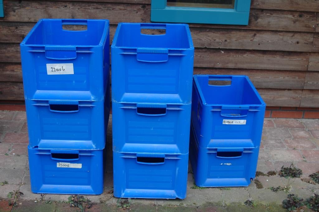 8 gebruikte curver kratten, Ophalen, Gebruikt, -, Curver